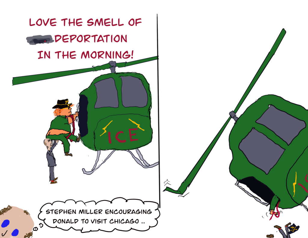 not sure attacking our own cities is legal..(Fulfilling his dream to start the&nbsp;apocalypse?)